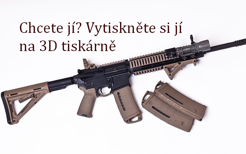 V USA nabízejí 3D tiskárnu na poloautomatickou pušku