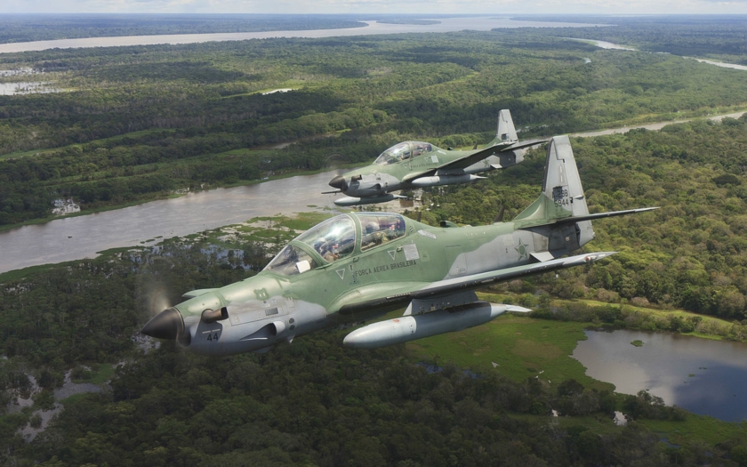 Super Tucano proti teroristům v Afghánistánu