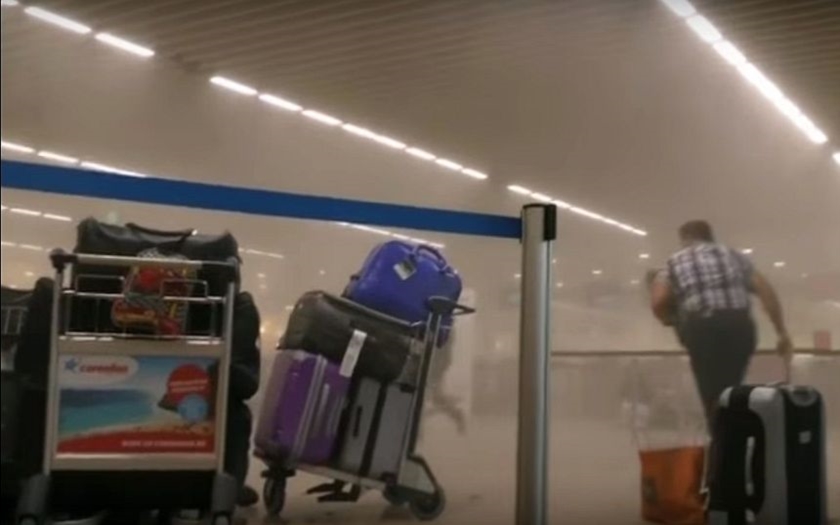 Video: Děsivé záběry z následků teroristického útoku na bruselském letišti