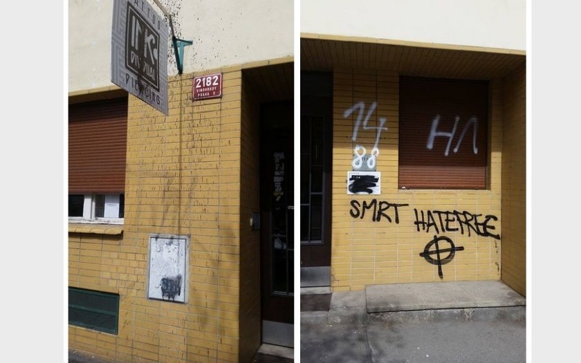 Neznámí vandalové poškodili pražské kavárny a obchody podporující multikulturalismus