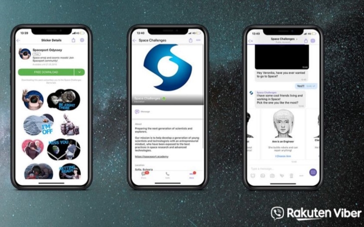 Tým Space Challenges a Viber přináší novou možnost cestování do vesmíru