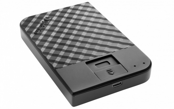 Externí pevný disk s 256bitovým šifrováním a biometrickým přístupem