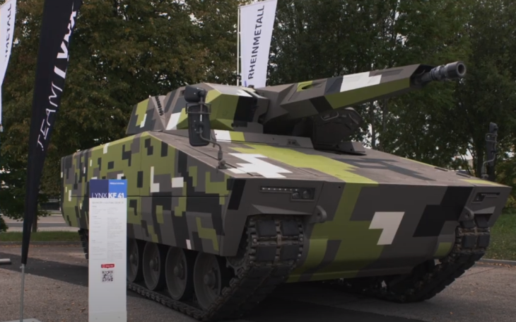 Rheinmetall se připravuje na výrobu nových bojových vozidel pěchoty na Slovensku