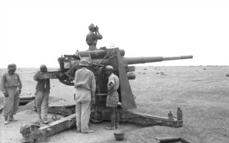 Nejefektivnější německé dělo 2. světové války - 88mm Flak se osvědčil proti letadlům i proti tankům