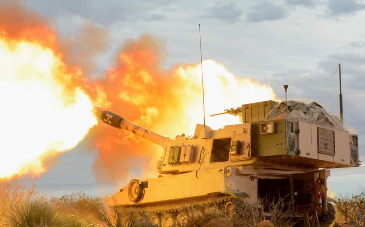 Ztráty západní techniky na Ukrajině narůstají, zničena americká houfnice M109 Paladin zásahem Lancetu