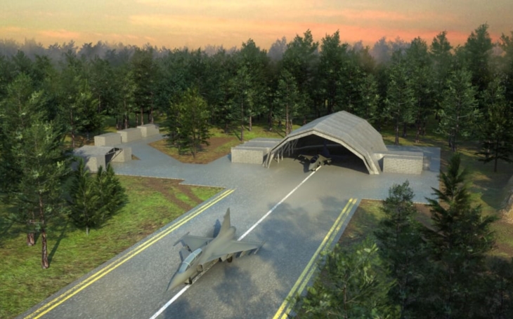 Jak ukrýt a ochránit cennou techniku - Saab na IDEB 2024 představil mobilní hangárové řešení DAM