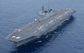 Japonský tygr Kaga vytahuje drápy, poprvé na něm přistál F-35B