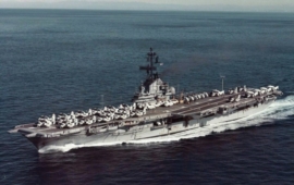 USS Ticonderoga - válečný vysloužilec pomáhal v americkém vesmírném programu